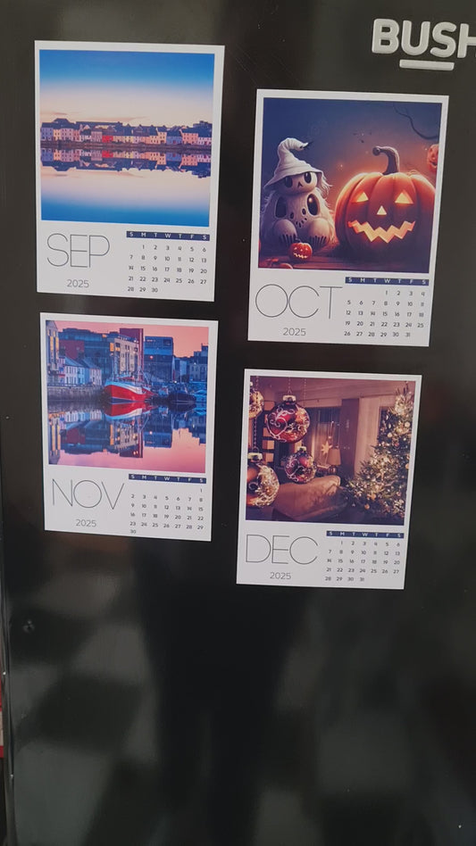 Magnetic picture calendar