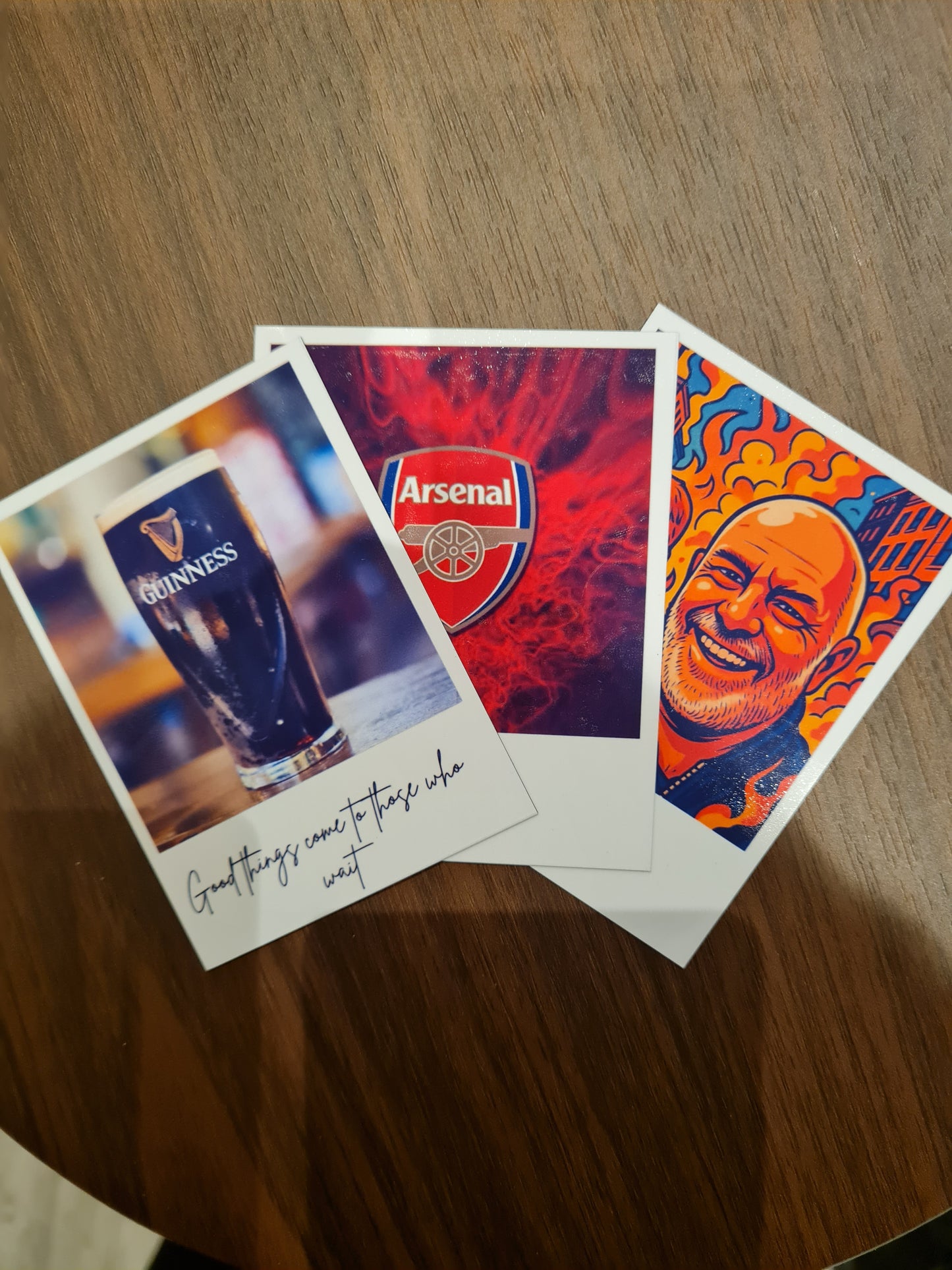 Polaroid frame picture magnets set x 9