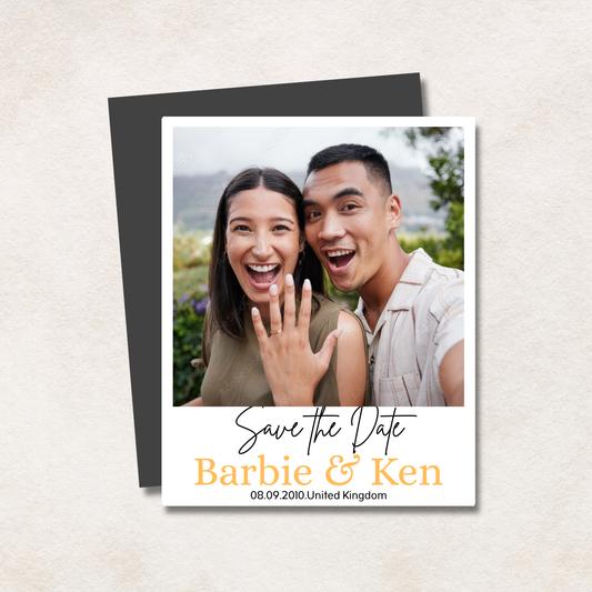 Wedding Announcement Magnets set x 9